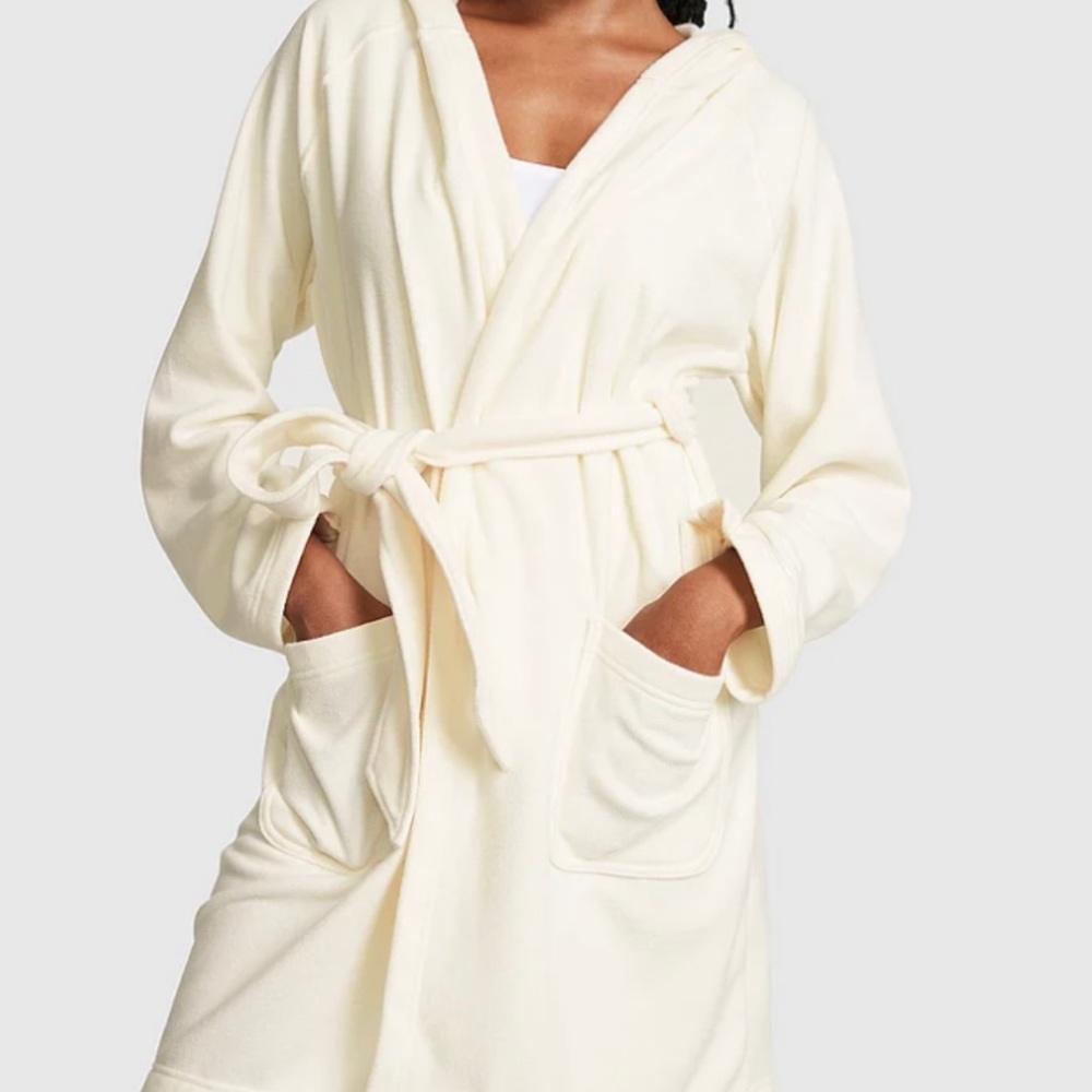 PINK Polar Fleece Robe Size XL/XXL NWT - Picture 3 of 7